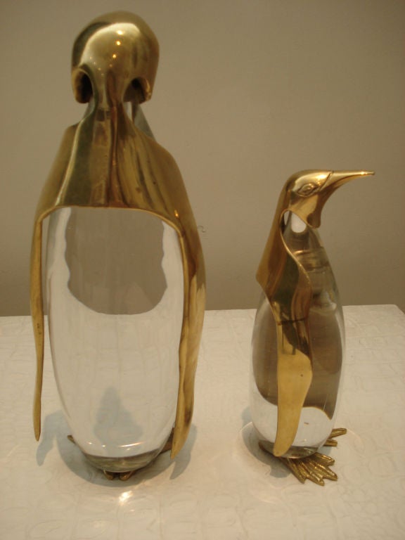 Brass & Glass  Penguins by Chapman.