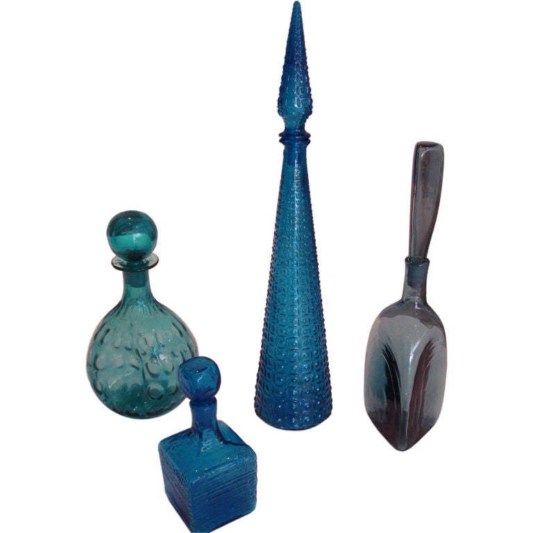 Vintage Glass Decanters 17 For Sale on 1stDibs