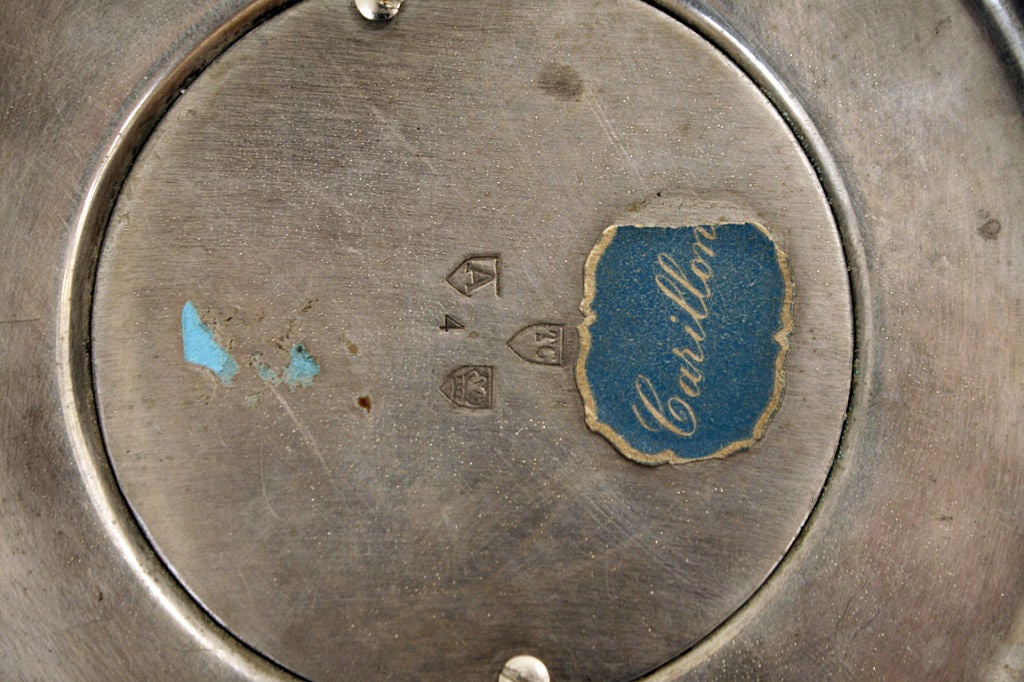 A Carillon Silver Pineapple-Form Hinged Top Ice Bucket 1