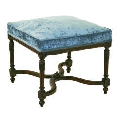 A Louis XVI Style Walnut Footstool