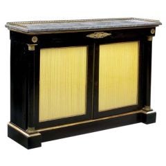 Regency Ebonized Cabinet
