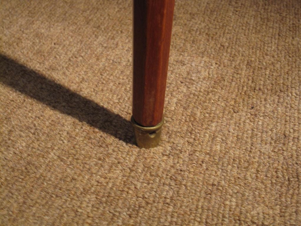 Continental Mahogany Bouillotte Table 3