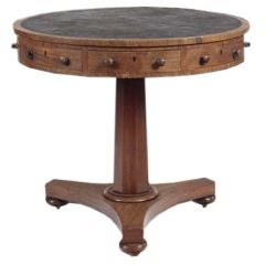 William IV Mahogany Drum Table