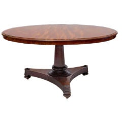 William IV Mahogany Center Table