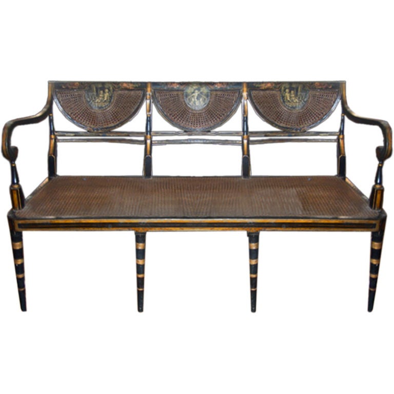 Regency Painted Settee