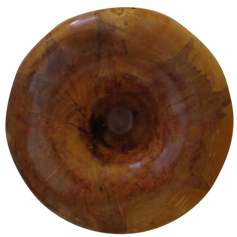 Early and Rare Ed Moulthrop Turned Wood Bowl