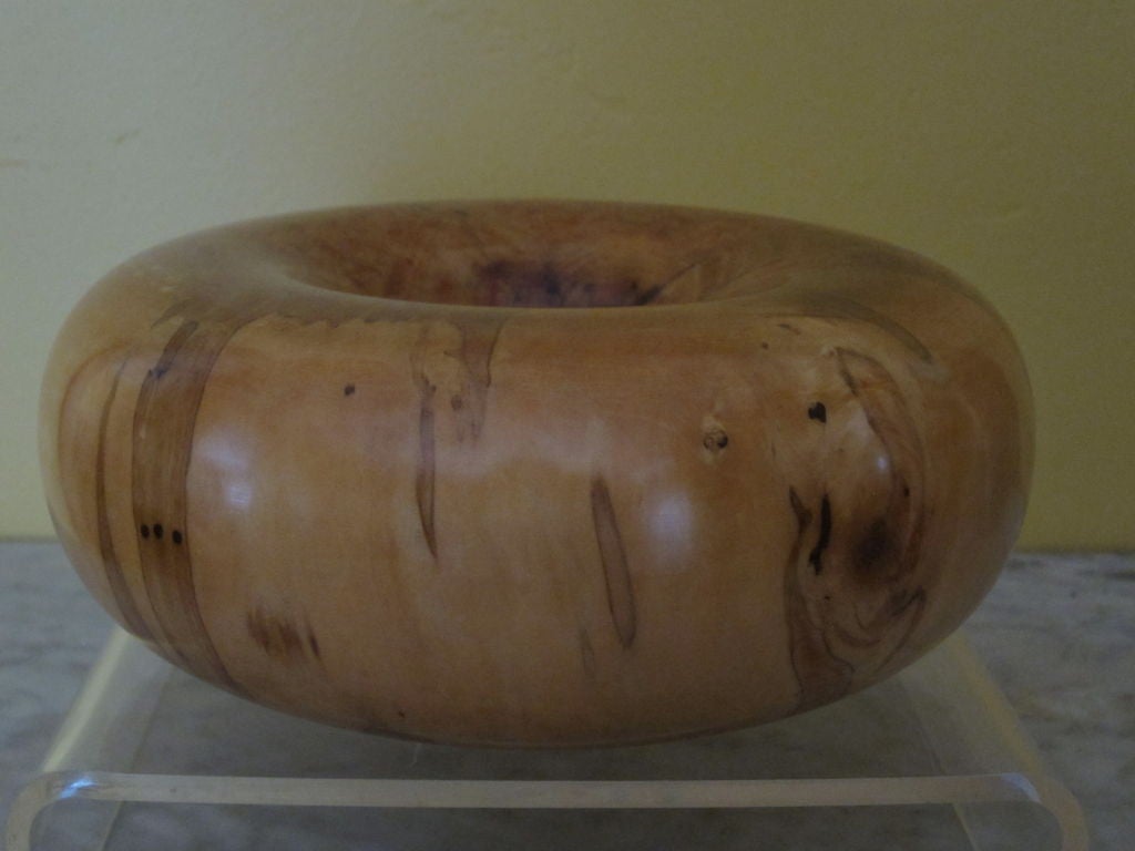 Early and Rare Ed Moulthrop Turned Wood Bowl