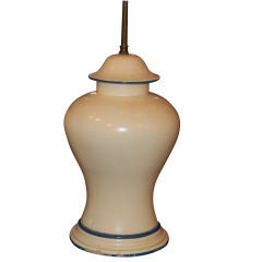 Pair of Wood Turned Lamps