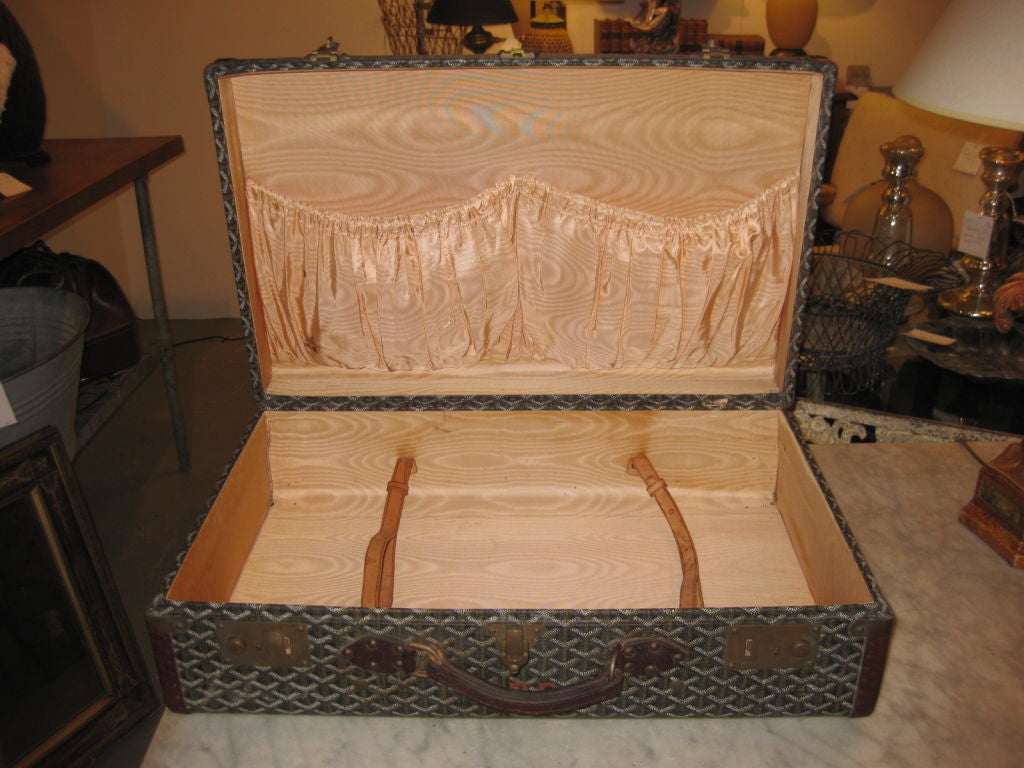 Vintage Goyard suitcase
