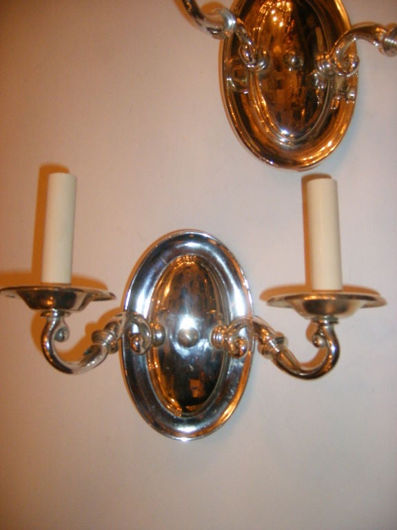 Silver Plated Sconces