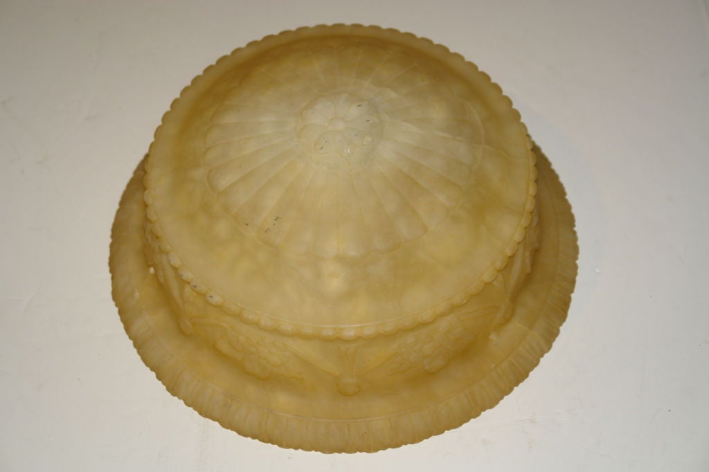 Neo Classic Alabaster Light Fixture