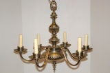 Antique English Silver Plated Chandelier