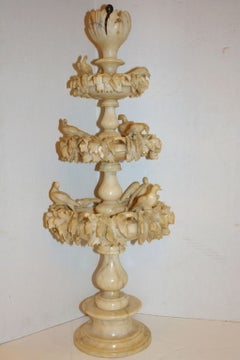 Fountain Shaped Alabaster Sculpture