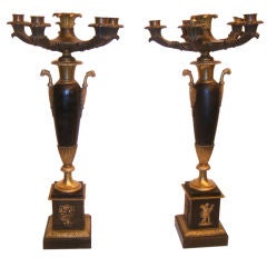 Pair of Empire Candelabra