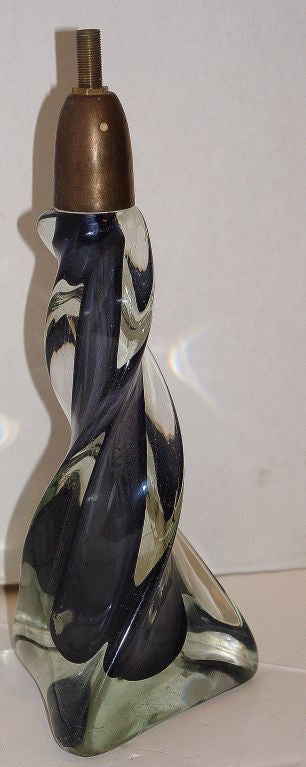 Single Venetian Glass Table Lamp 1