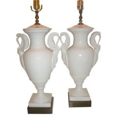 Large White Porcelain Lamps