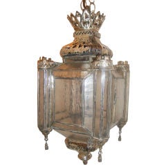 Antique Silver Plated Caldwell Lantern