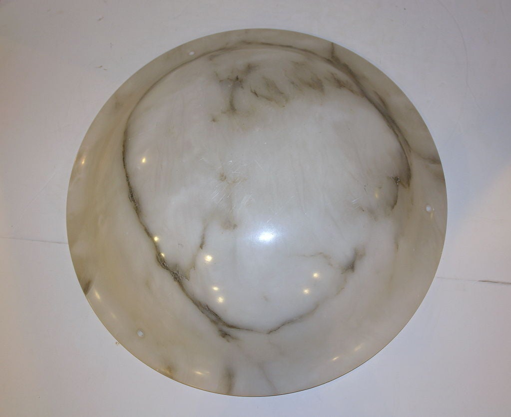 Neo Classic Style Alabaster Light Fixture