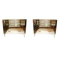 Pair of Mirrored Chest of Drawers