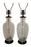 Crackled Glass Table Lamps