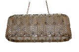 Orrefors Glass Horizontal Light Fixture