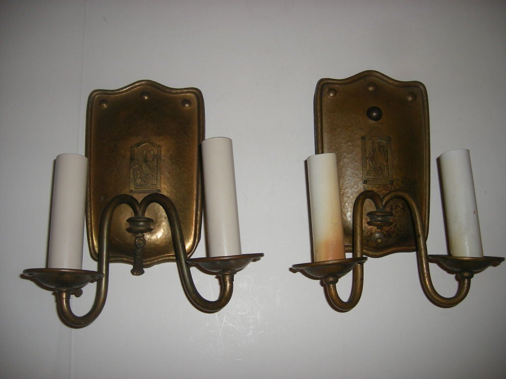 Arts and Crafts English Sconces 1
