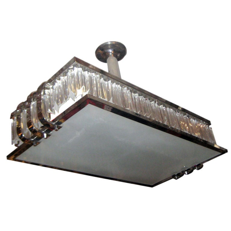 Rectangular Moderne Light Fixture