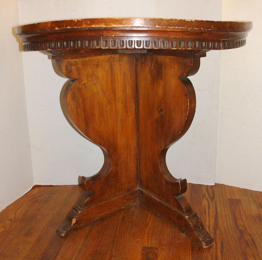 Pair of Demi Lune Consoles 1