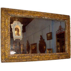 17TH CENTURY  ITALIAN FRAMED MIRROR