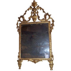 ITALIAN NEOCLASSIC GILTWOOD MIRROR