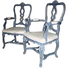 PAIR OF ARMCHAIRS