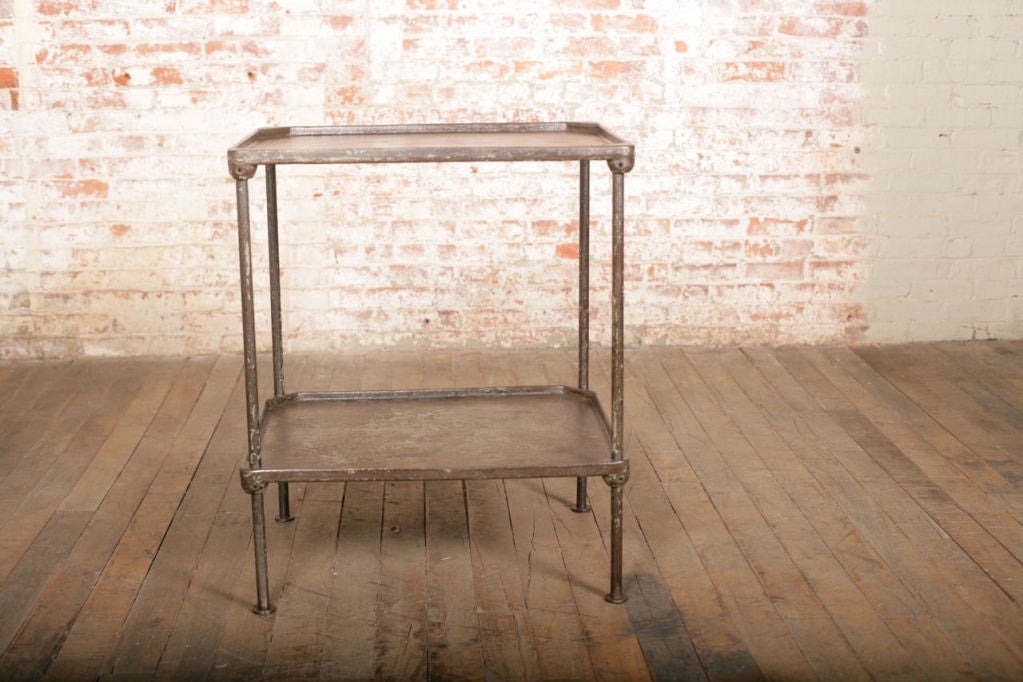 2 Tier Cast Iron Table
