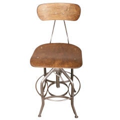 Vintage Bent Plywood Toledo Stool