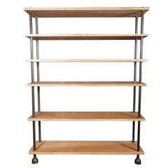 Shelving Unit, Storage Rack, Bookcase Industrial