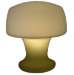 Superb Murano Satin Glass Table Lamp by Laurel