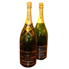 Vintage Massive Moet & Chandon Champagne Bottles Mathusalem