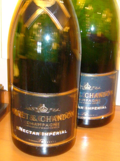 massive bottle of champagne