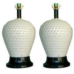 Stunning Paul Laszlo Pottery Table Lamps