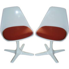Pair of Iconic Burke Tulip Chairs