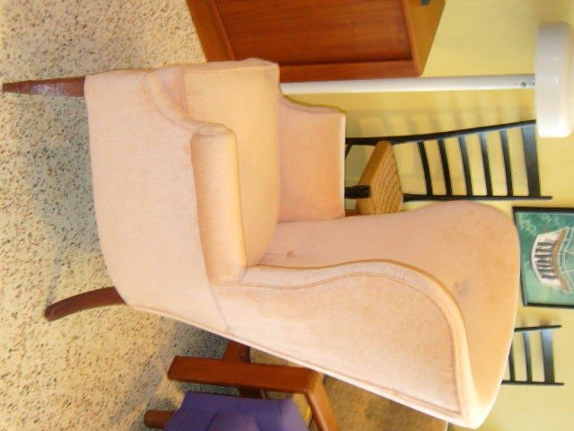 Classic Modern Wingback Chair 1