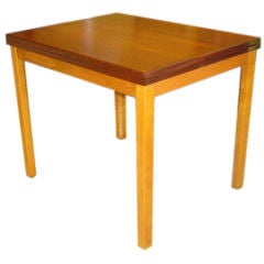 Swedish Modern  Flip Top Side/Tea Table