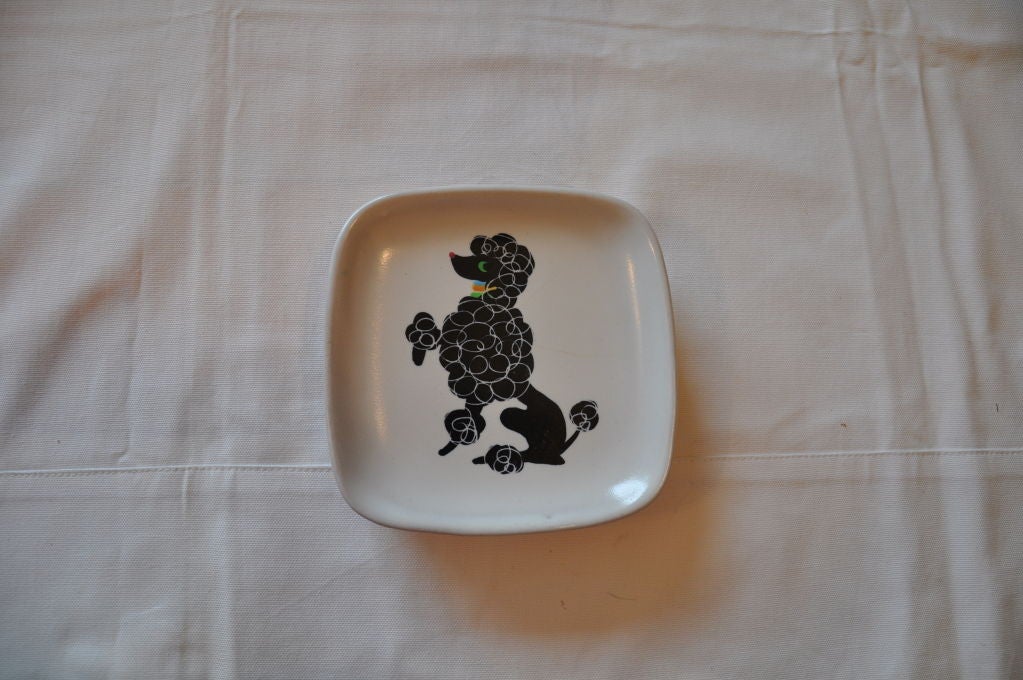 Mid-20th Century POODLE DISHES
