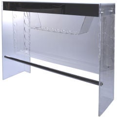 Lucite 1970s Bar