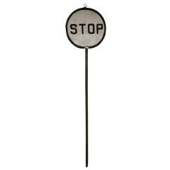 Antique 1920s Stop Sign