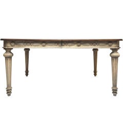 Vintage LOUIS XVI STYLE DINING TABLE BY INTERIOR CRAFTS