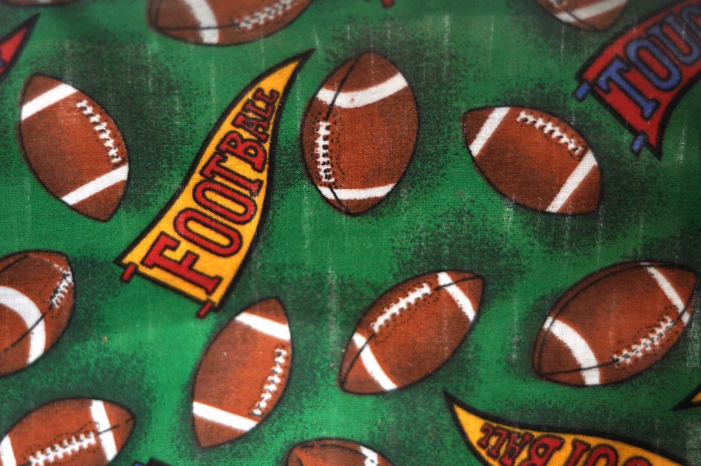 American FOOTBALL SHAPED WICKER PICNIC BASKET