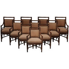 MCGUIRE TARGET ARM CHAIRS