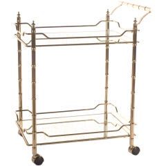 Hollywood Regency Bar Cart