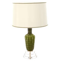 Darling Olive Murano Lamp