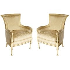 Pair of Louis XVI Arm Chairs